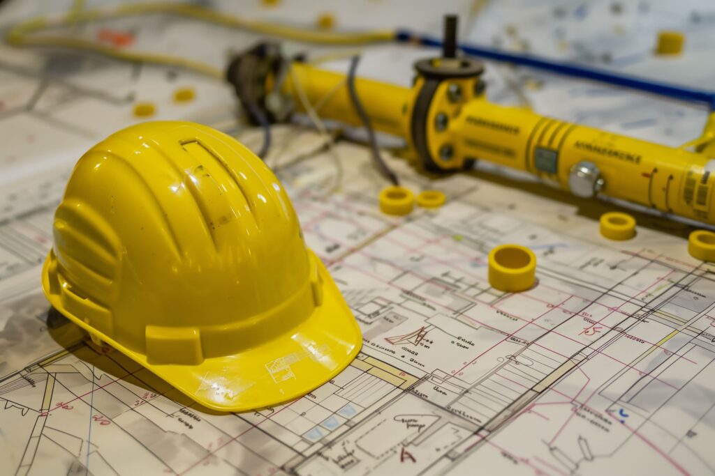 Intérimaires BTP équipés EPI casque chaussures sécurité chantier